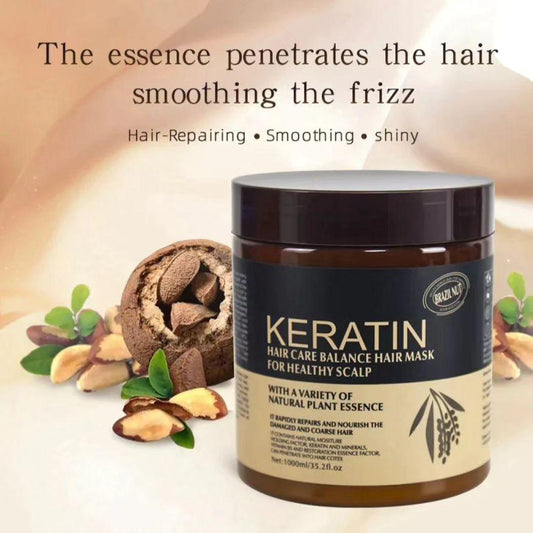 Your hair with smooth fizz control hair mask for curly hair