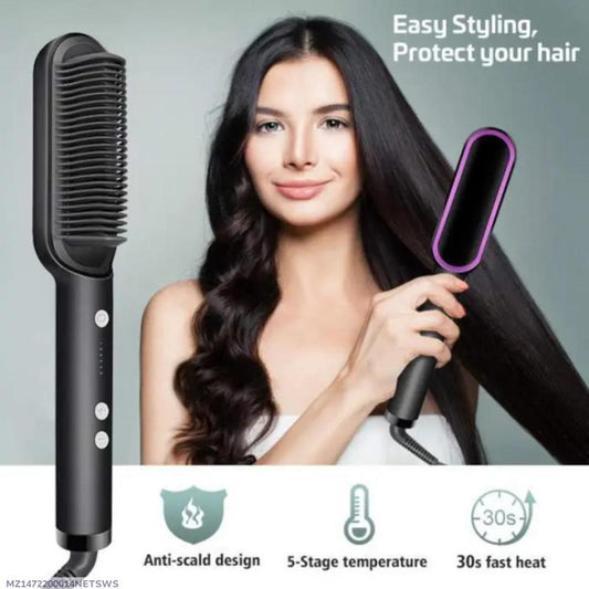professional electric hair straightener  brush